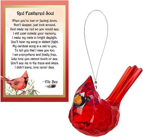 Red Feathered Soul Poem Printable